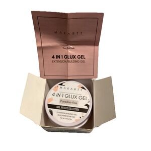 New Sealed In Box Makartt Solid Nail Gel 4 In 1 Glux Paradise Kiss Nail Gel